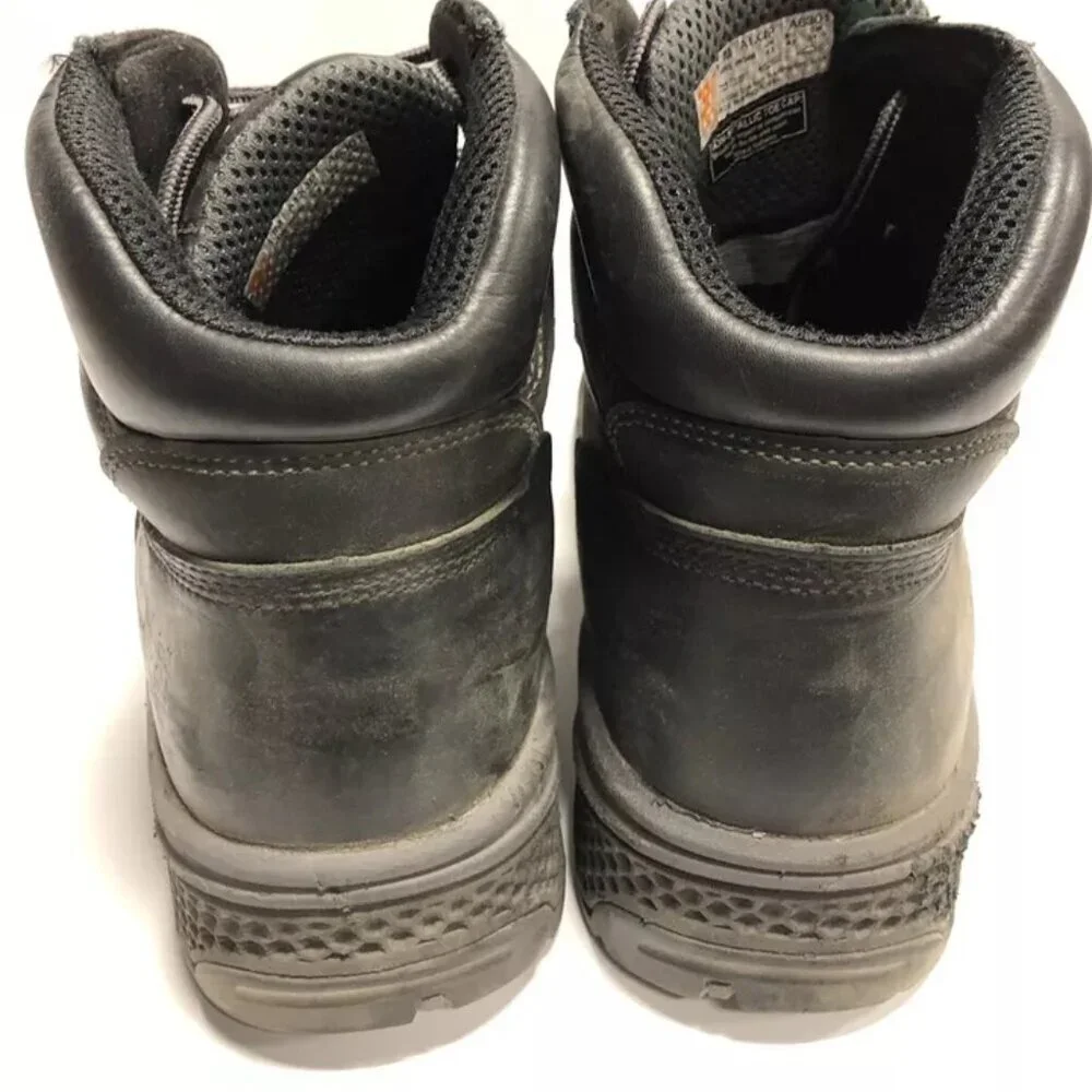 Timberland Pro Men’s Bosshog, 6”, Black Waterproof Work Boots, Size 13M